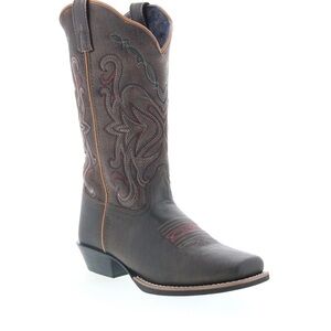 Brown Embroidered Western Women’s Boots